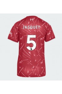 Liverpool Jeremy Jacquet #5 Fotballdrakt Hjemme Klær Dame 2026-27 Korte ermer